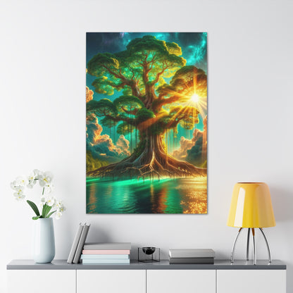 Trees of Light Art Canvas Ed. 12