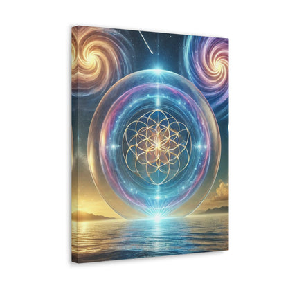 Sacred Geometry Art Canvas Ed. 19