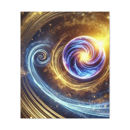 Energetic Orbs Art Canvas Ed. 15