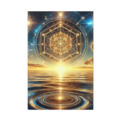 Sacred Geometry Art Canvas Ed. 96