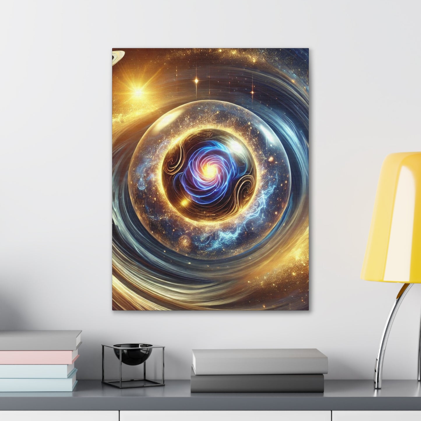 Energetic Orbs Art Canvas Ed. 14