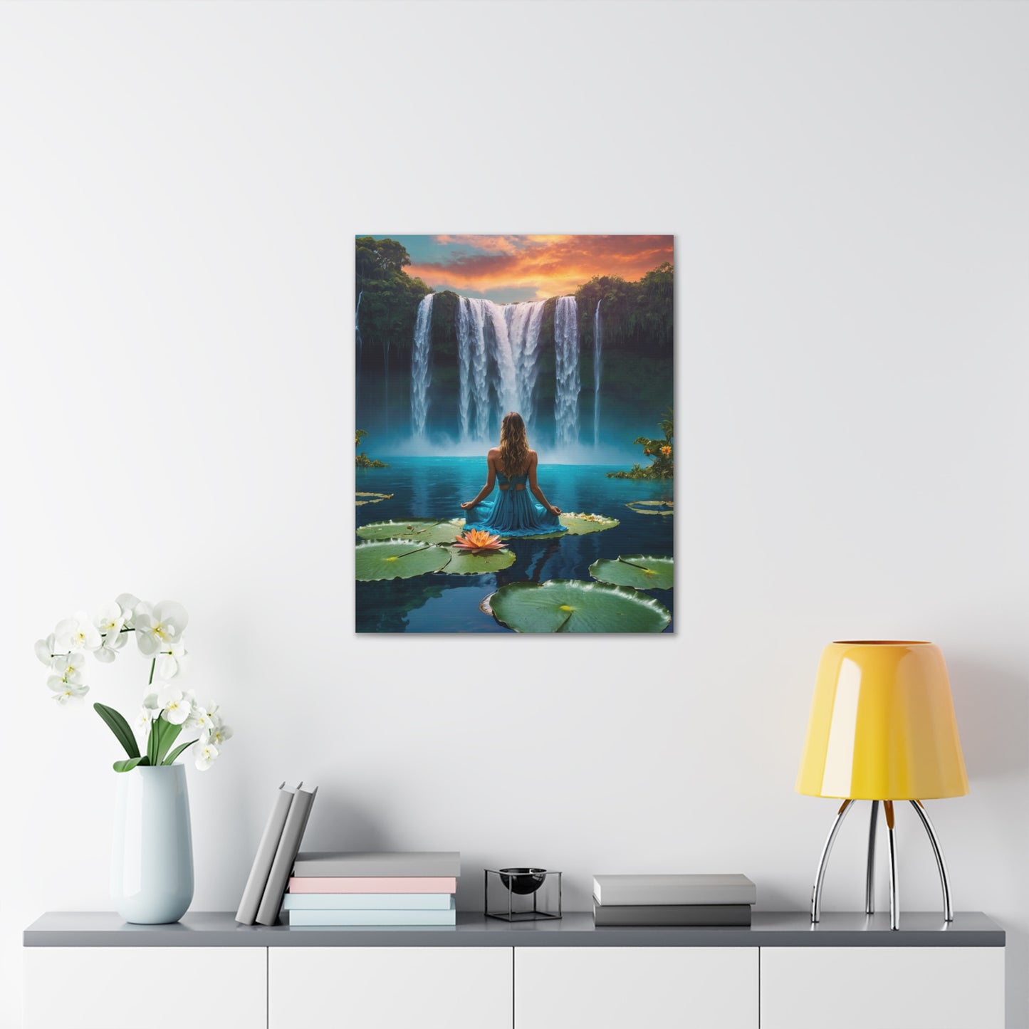 Blissful Lotus Art Canvas Ed. 4