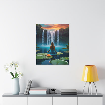 Blissful Lotus Art Canvas Ed. 4