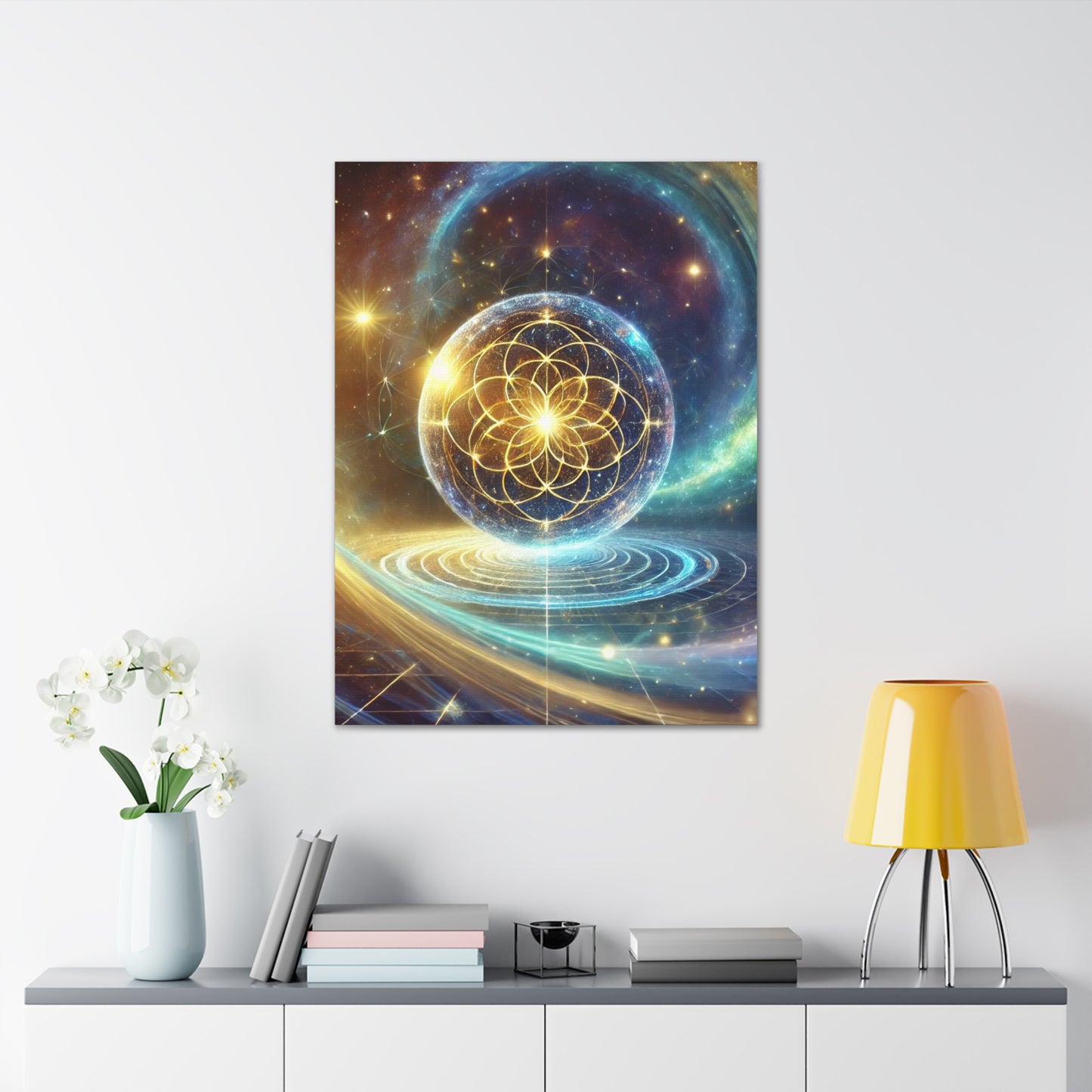 Sacred Geometry Art Canvas Ed. 56