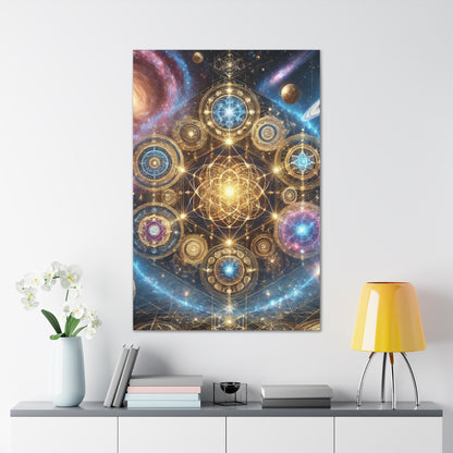 Sacred Geometry Art Canvas Ed. 69