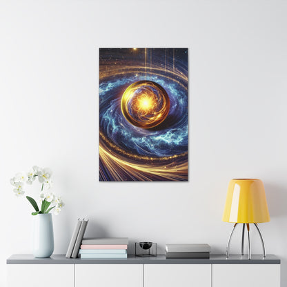 Energetic Orbs Art Canvas Ed. 10