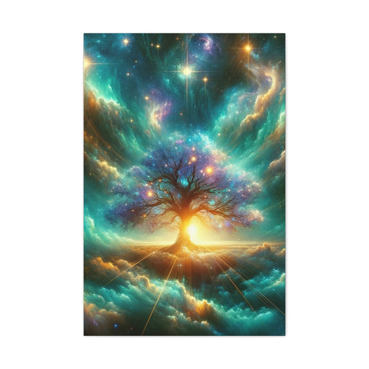 Trees of Light Art Canvas Ed. 16