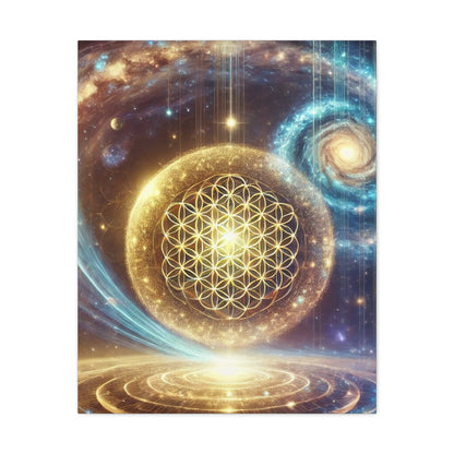 Sacred Geometry Art Canvas Ed. 58