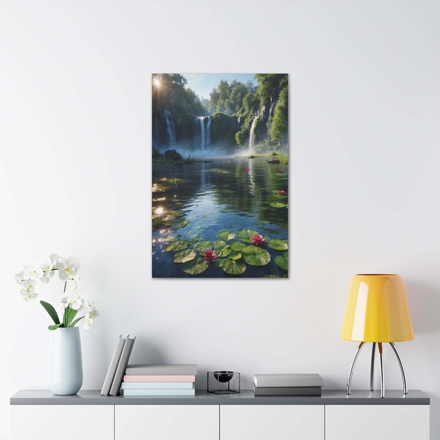 Majestic Waterfalls Art Canvas Ed. 6