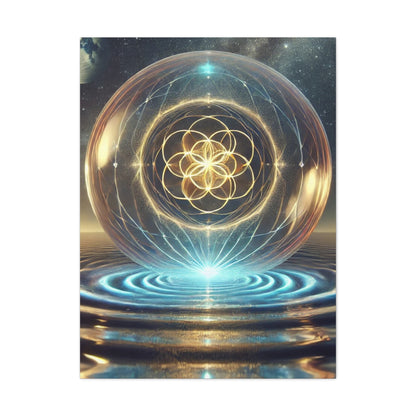 Sacred Geometry Art Canvas Ed. 10