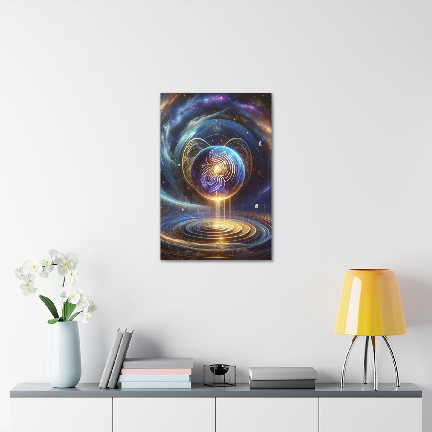 Sacred Geometry Art Canvas Ed. 61