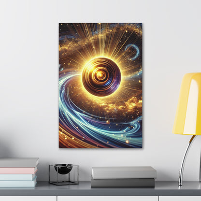 Energetic Orbs Art Canvas Ed. 4