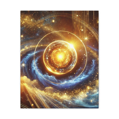 Energetic Orbs Art Canvas Ed. 16