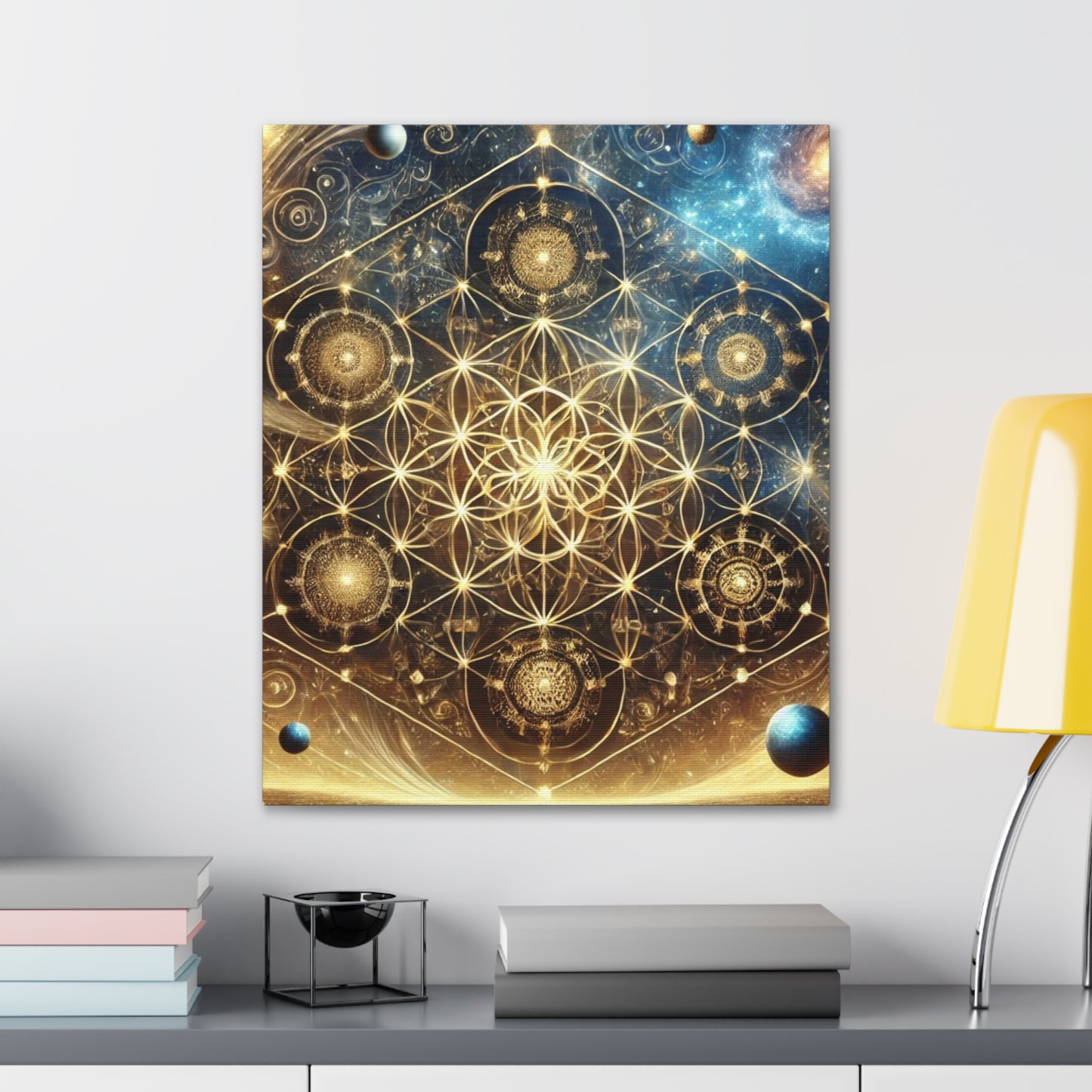 Sacred Geometry Art Canvas Ed. 76