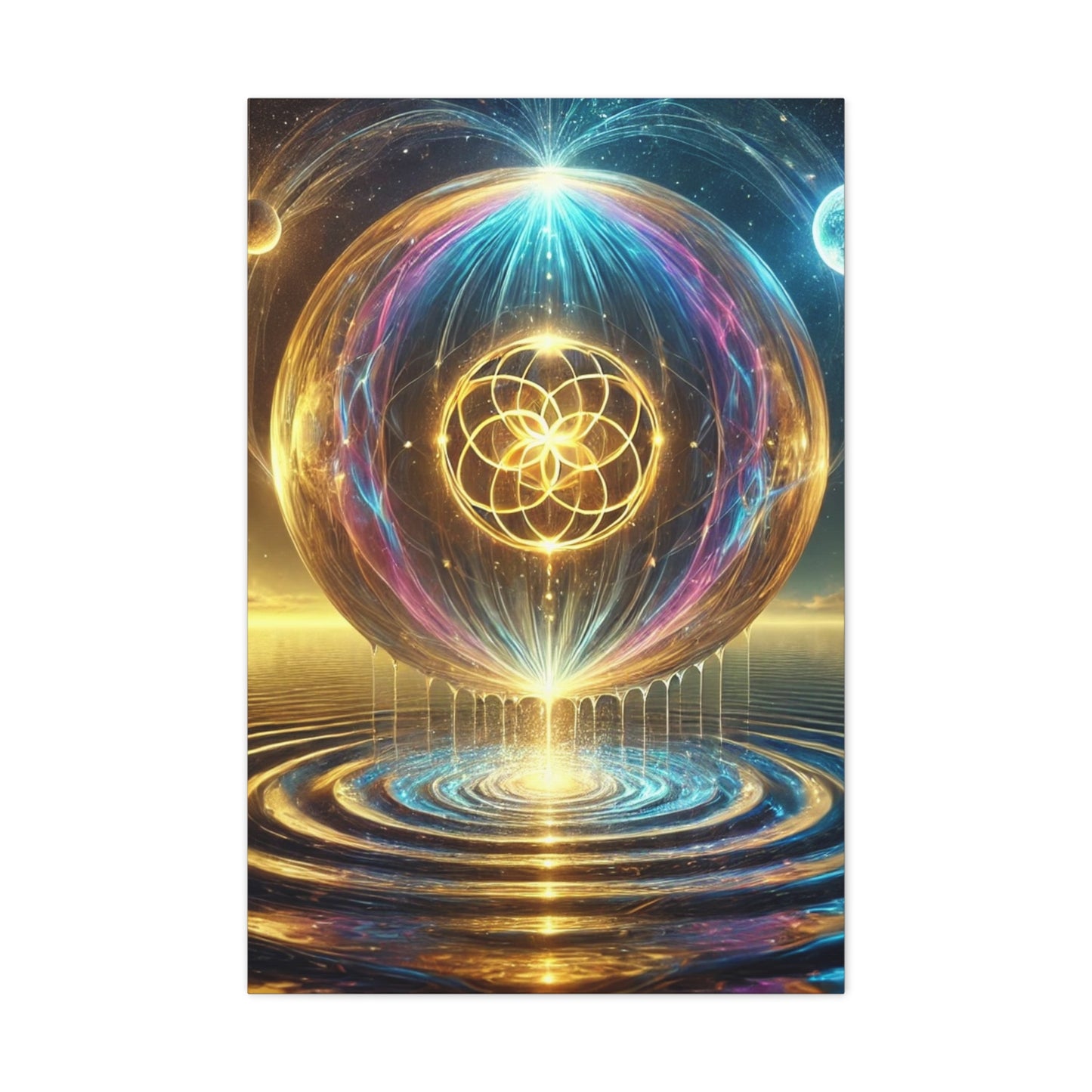 Sacred Geometry Art Canvas Ed. 27