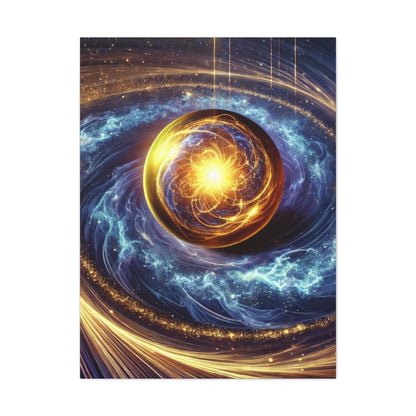 Energetic Orbs Art Canvas Ed. 10