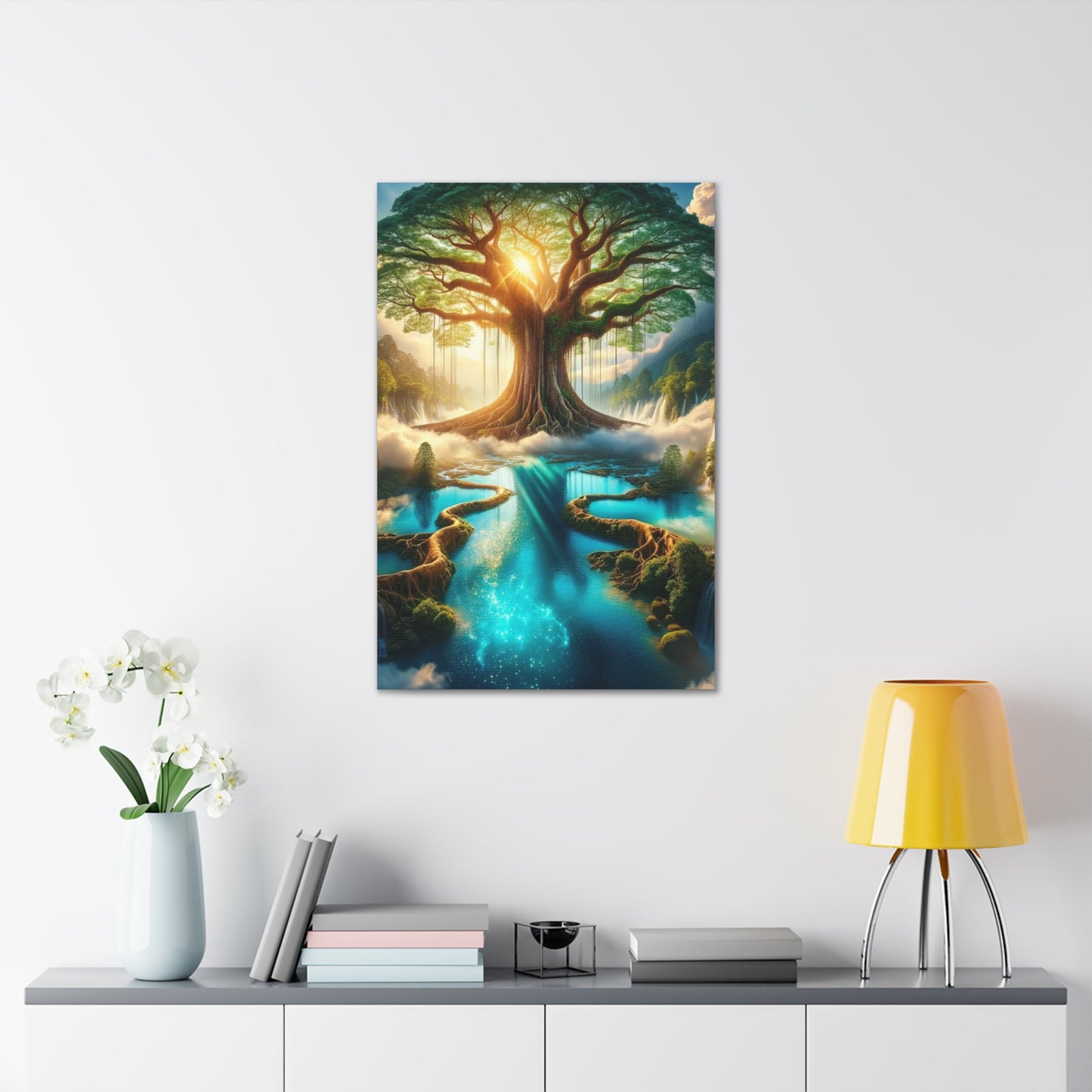 Trees of Light Art Canvas Ed. 11