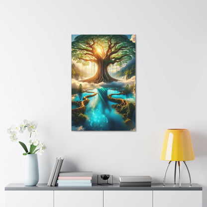 Trees of Light Art Canvas Ed. 11