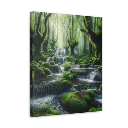 Majestic Waterfalls Art Canvas Ed. 1