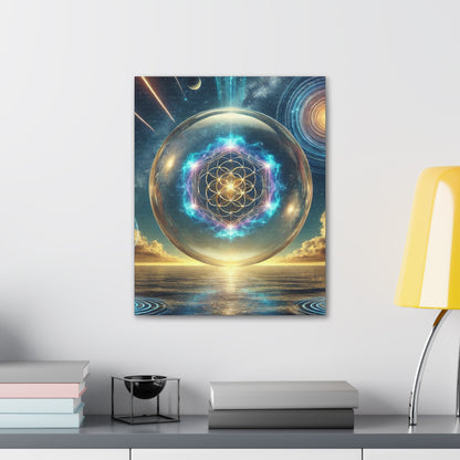 Sacred Geometry Art Canvas Ed. 18