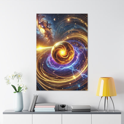 Energetic Orbs Art Canvas Ed. 8