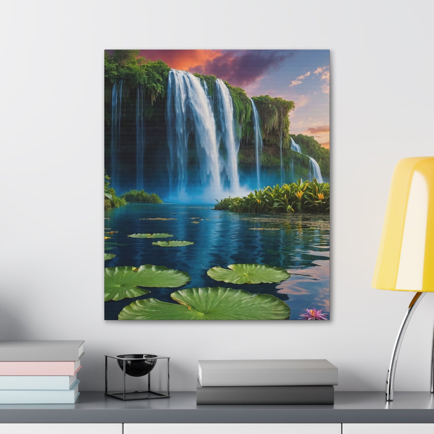 Blissful Lotus Art Canvas Ed. 3