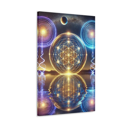 Sacred Geometry Art Canvas Ed. 17