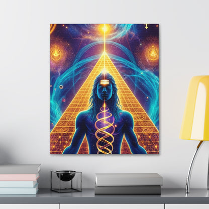 Quantum Entanglement Art Canvas Ed. 12