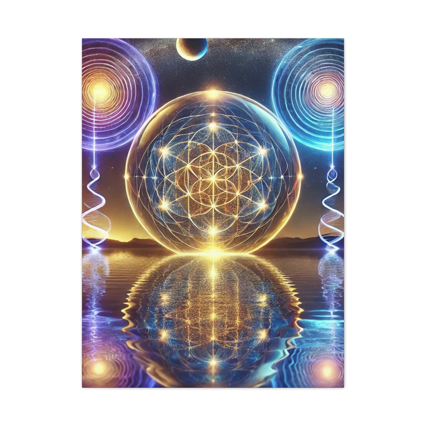 Sacred Geometry Art Canvas Ed. 17