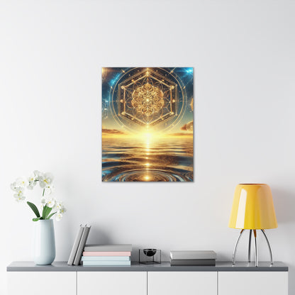 Sacred Geometry Art Canvas Ed. 96