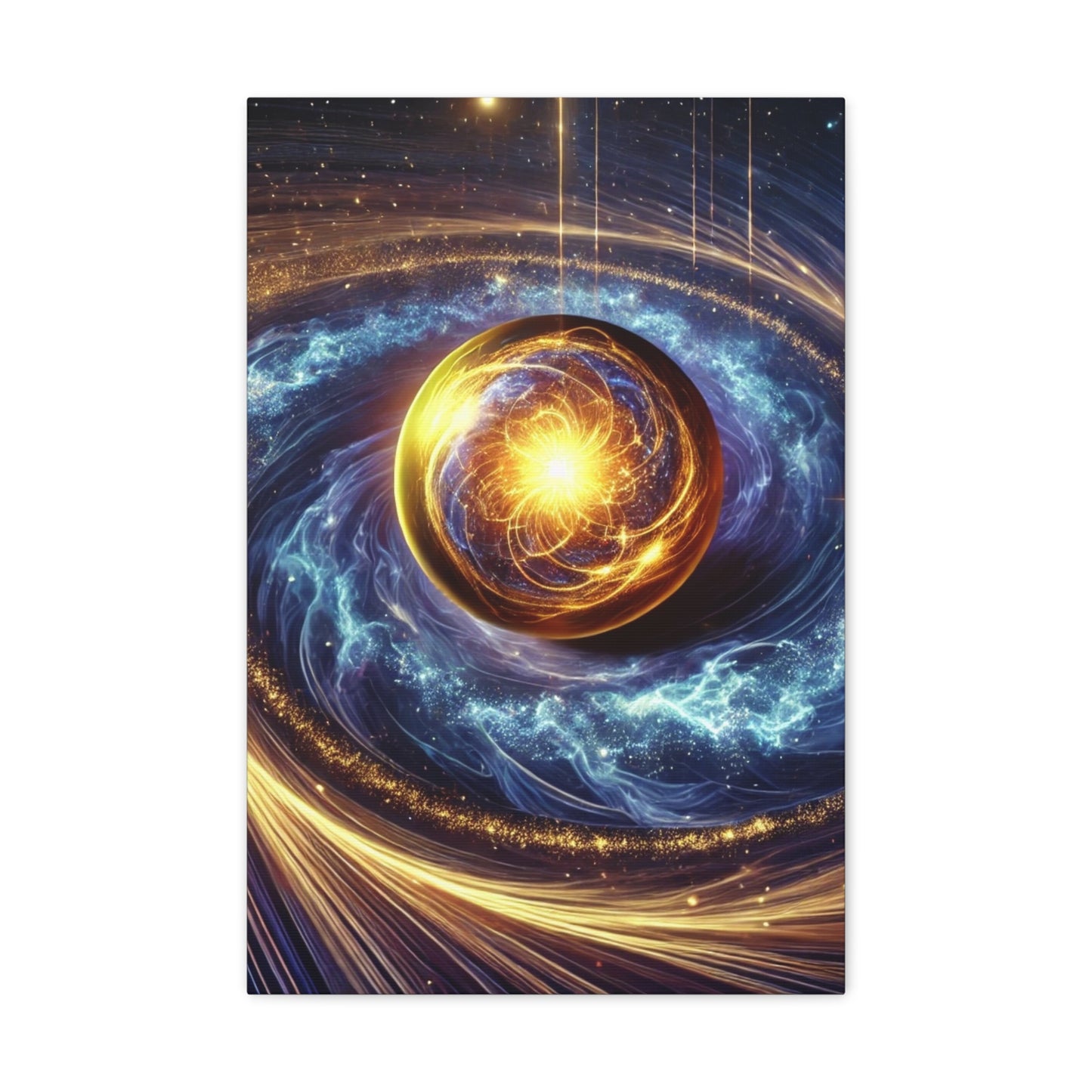 Energetic Orbs Art Canvas Ed. 10