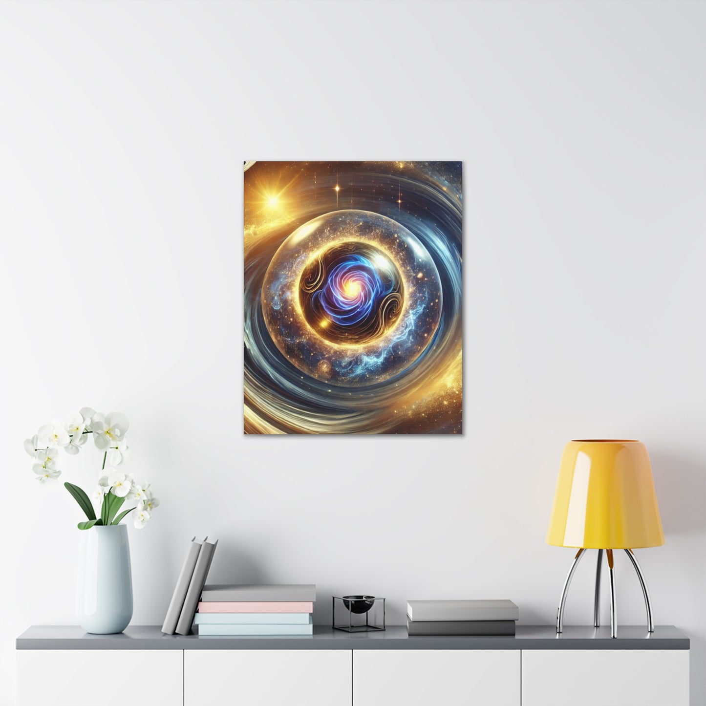 Energetic Orbs Art Canvas Ed. 14