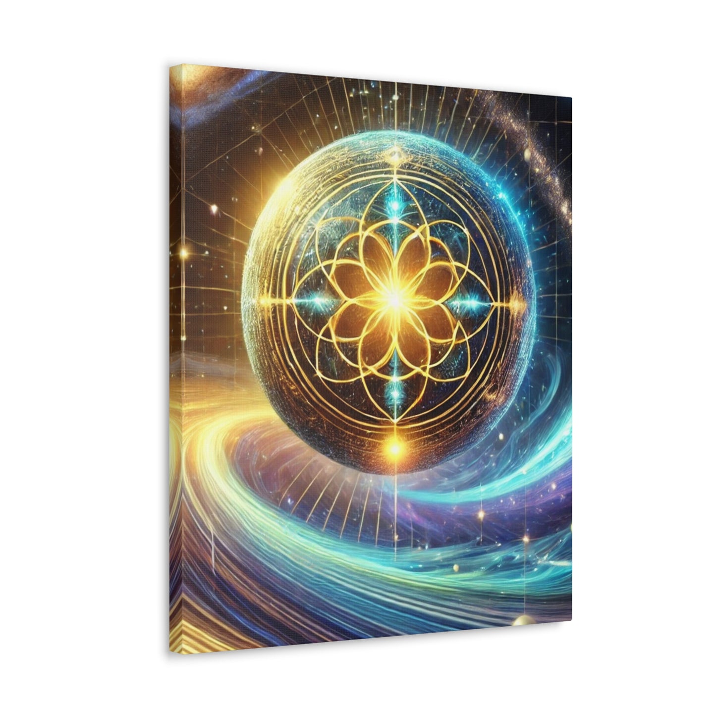 Sacred Geometry Art Canvas Ed. 55