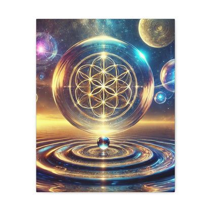 Sacred Geometry Art Canvas Ed. 24