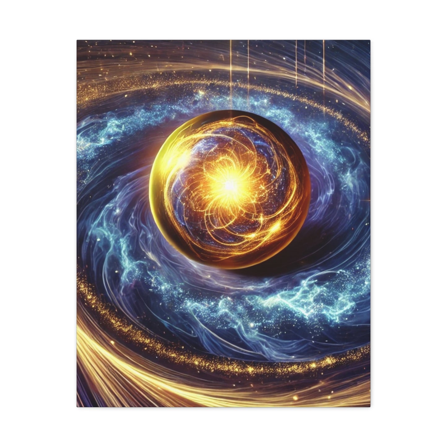 Energetic Orbs Art Canvas Ed. 10