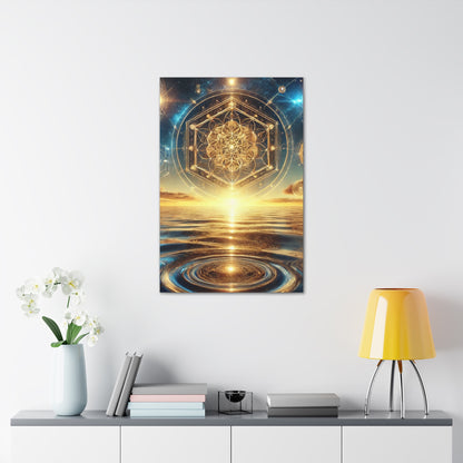 Sacred Geometry Art Canvas Ed. 96