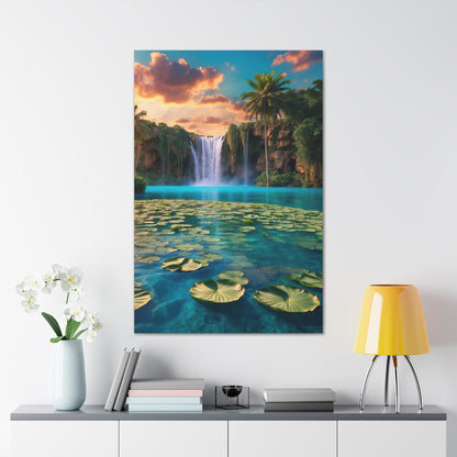 Majestic Waterfalls Art Canvas Ed. 39