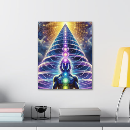 Quantum Entanglement Art Canvas Ed. 8