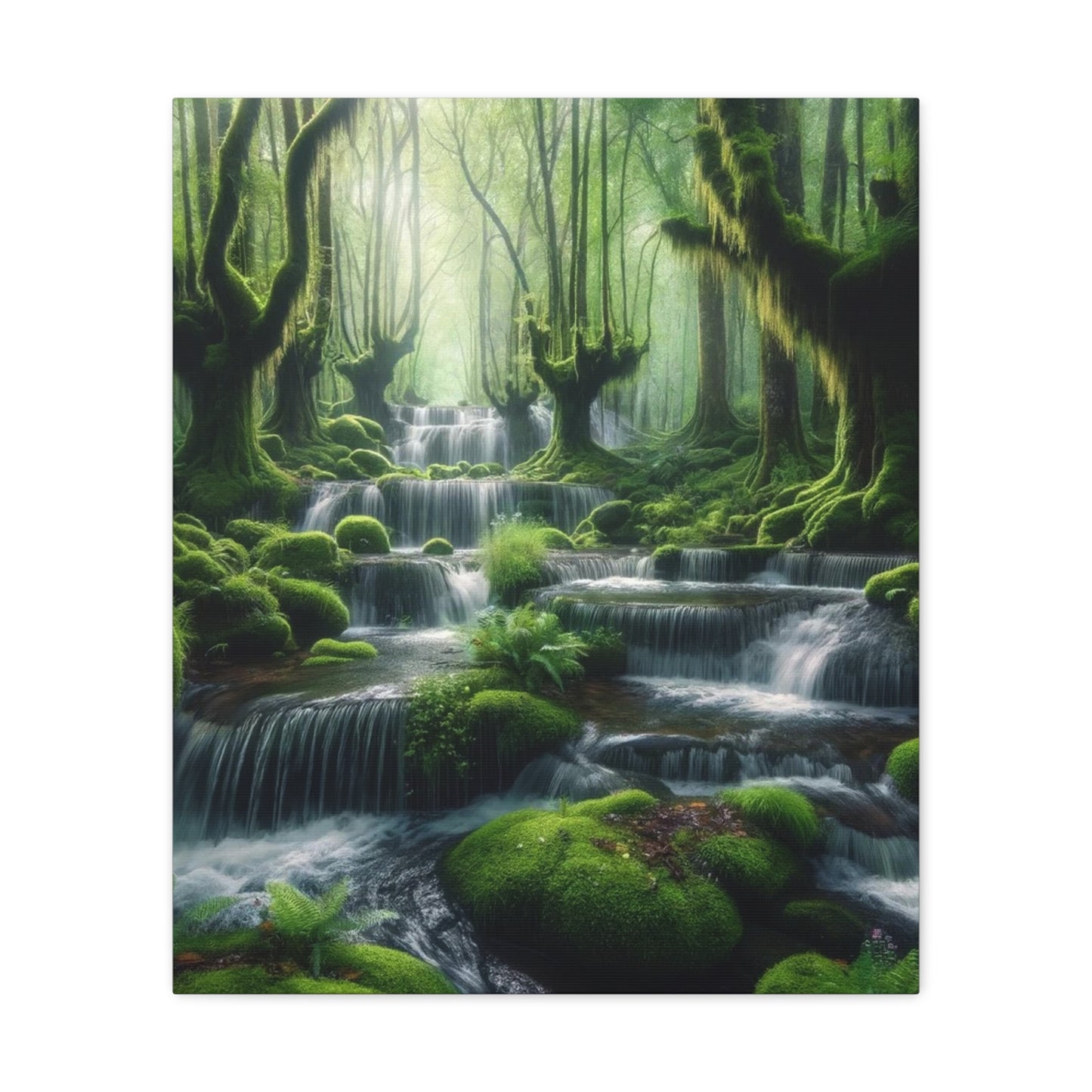 Majestic Waterfalls Art Canvas Ed. 1