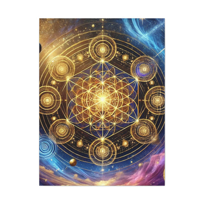 Sacred Geometry Art Canvas Ed. 68