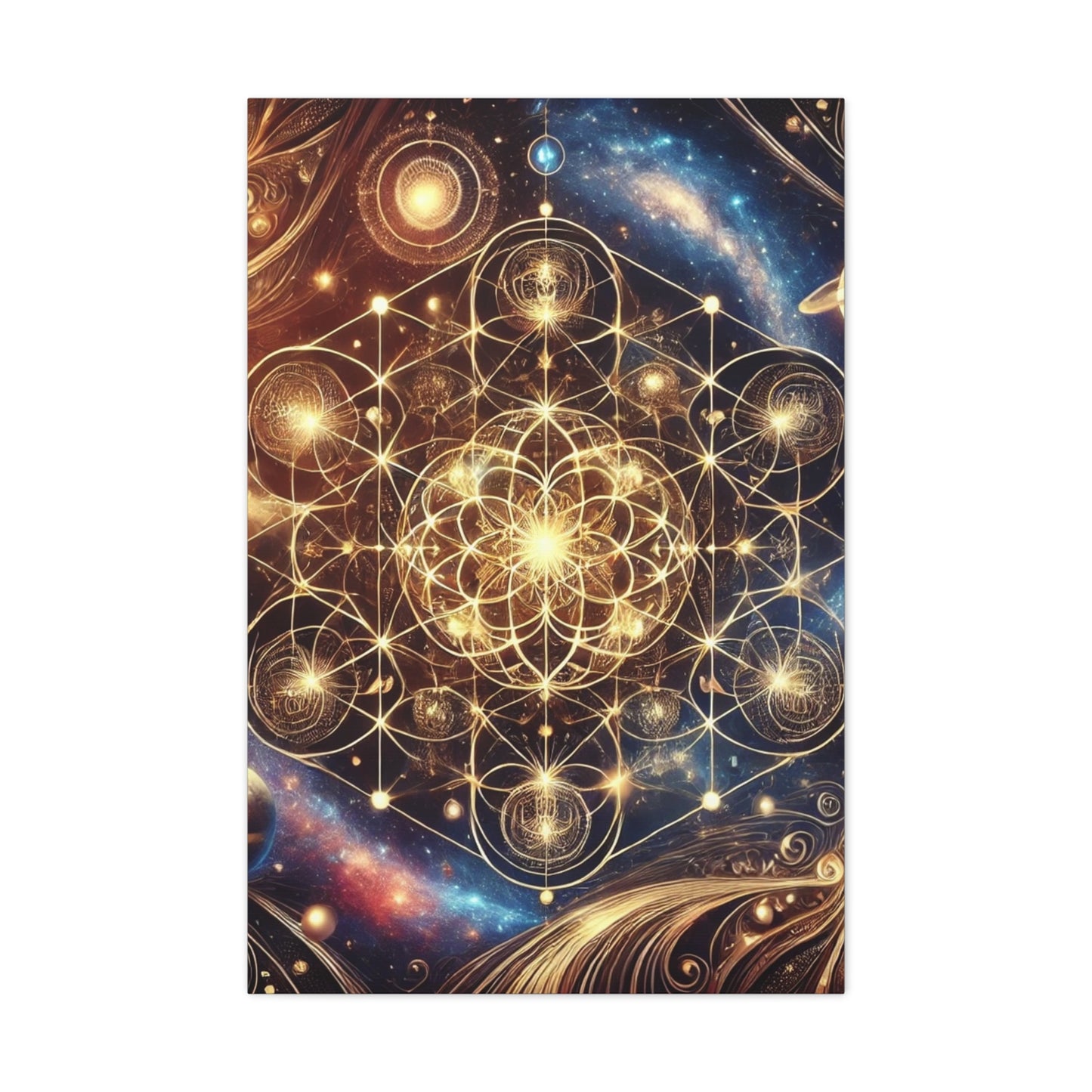 Sacred Geometry Art Canvas Ed. 78