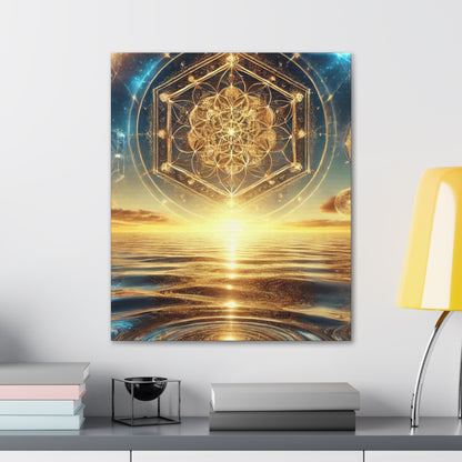 Sacred Geometry Art Canvas Ed. 96