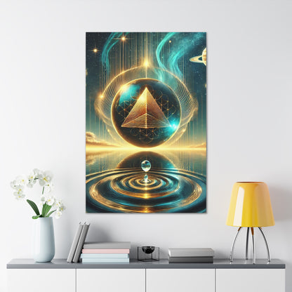 Sacred Geometry Art Canvas Ed. 35