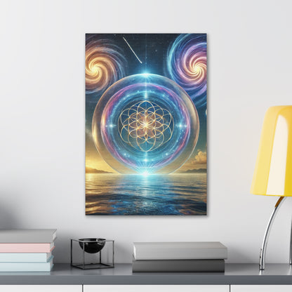 Sacred Geometry Art Canvas Ed. 19