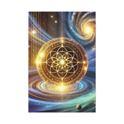 Sacred Geometry Art Canvas Ed. 57