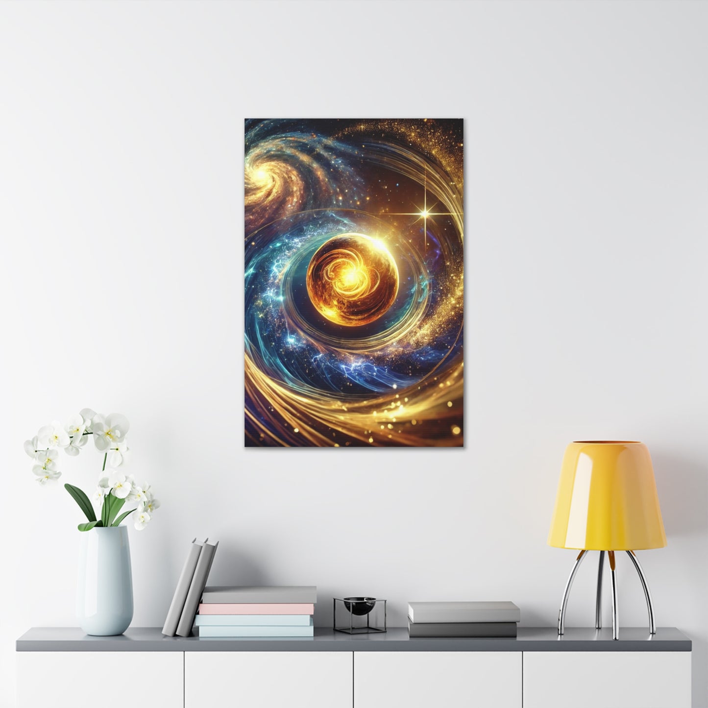 Energetic Orbs Art Canvas Ed. 7