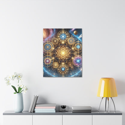 Sacred Geometry Art Canvas Ed. 69