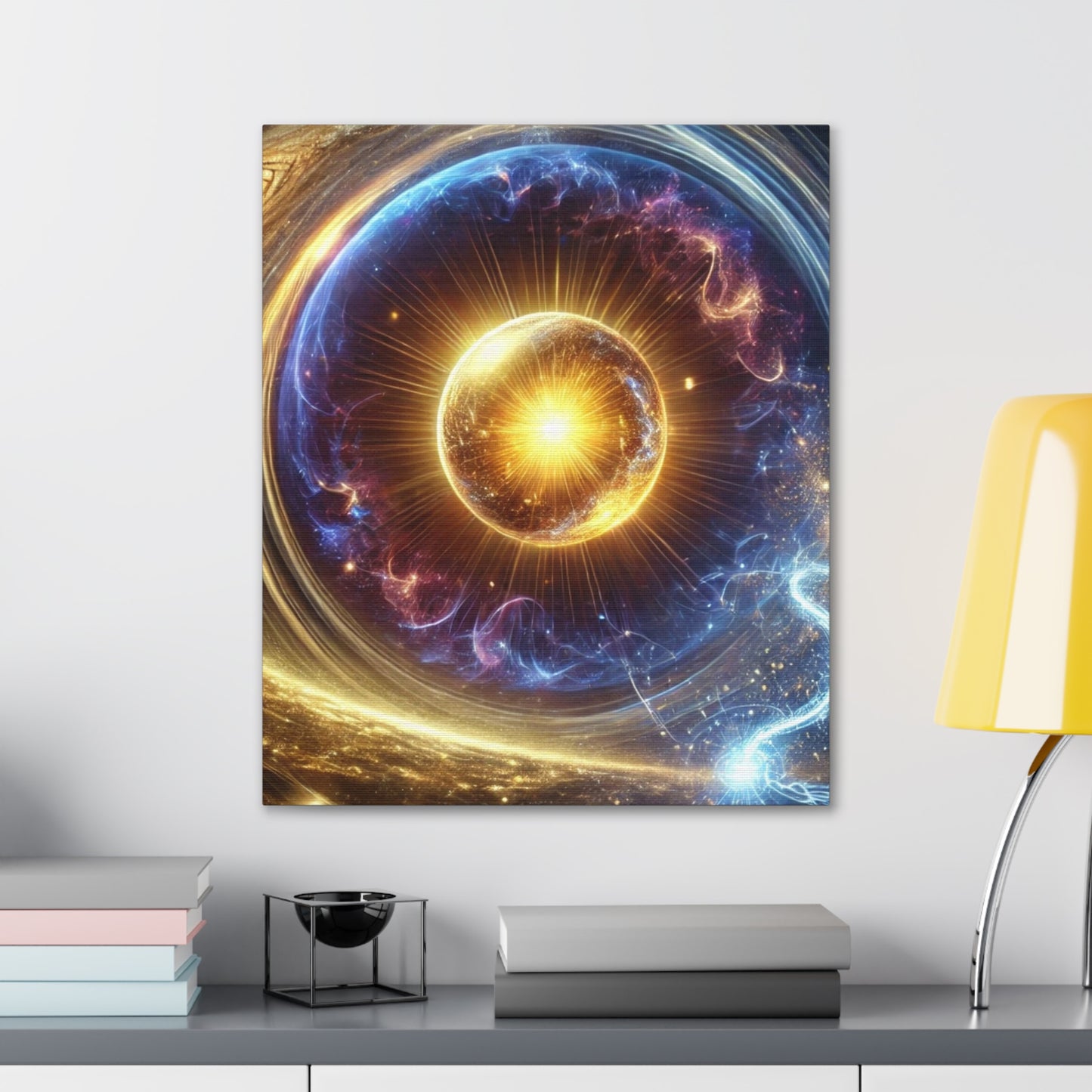 Energetic Orbs Art Canvas Ed. 9