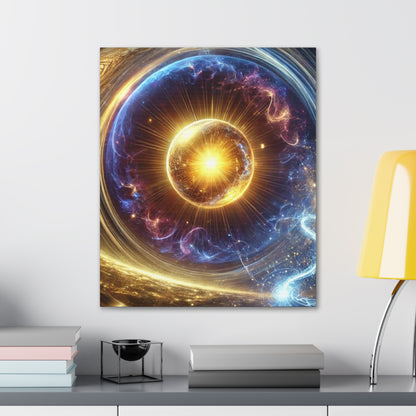 Energetic Orbs Art Canvas Ed. 9