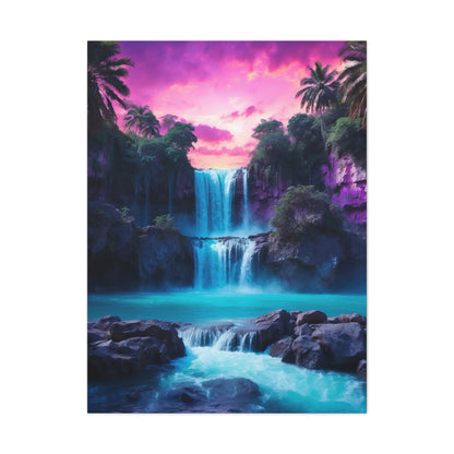 Majestic Waterfalls Art Canvas Ed. 29